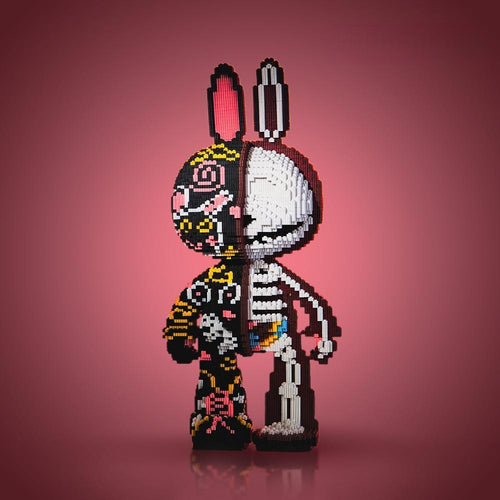 Giant Buildable Brick Rabbits